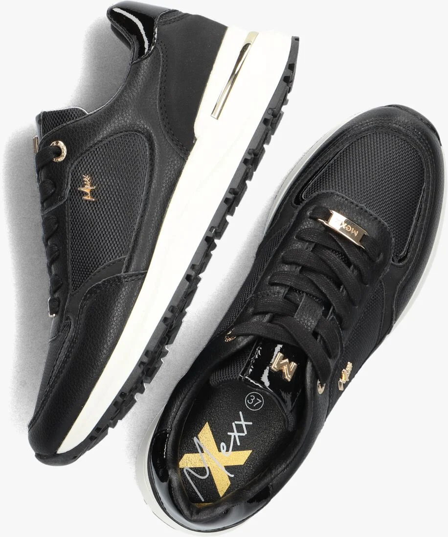 MEXX zwarte mexx lage sneakers nonja