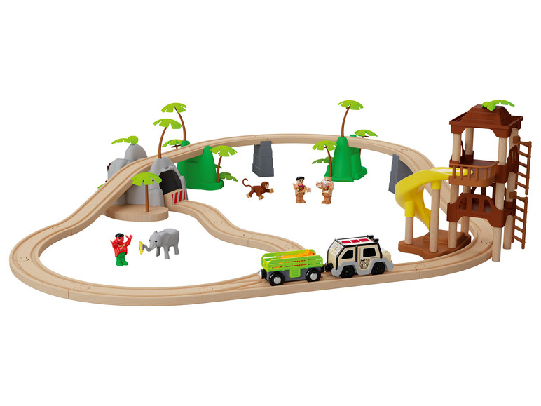 Houten treinbaan