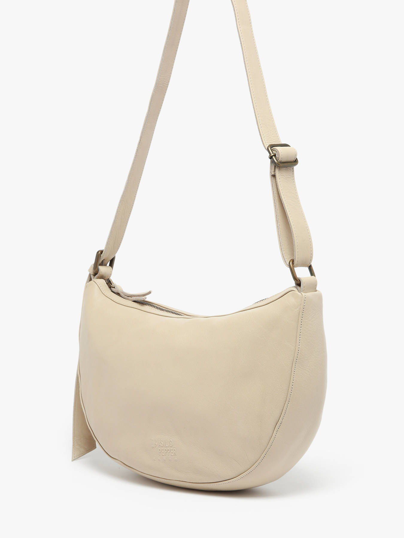 Sac bandoulire Cow cuir BASILIC PEPPER