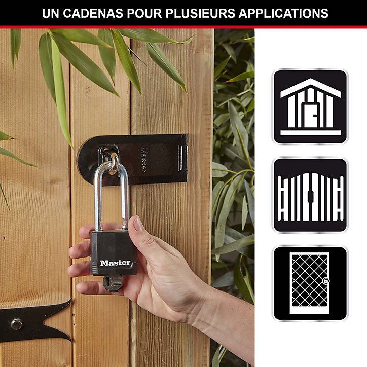 Cadenas Acier laminé Master Lock Excell 54 x 49 mm