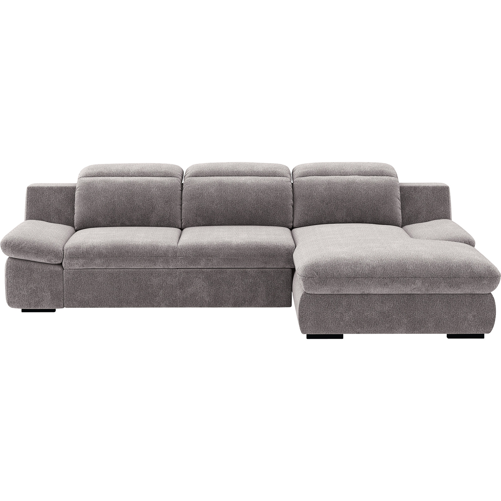 Ecksofa Lorena Stoff, Recamière rechts