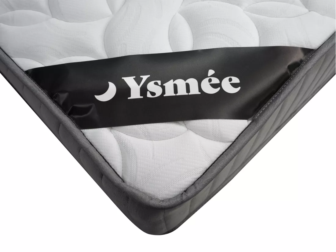 Matelas 180 x 200 cm mousse HR et accueil latex ép.30cm - MALINO de YSMÉE