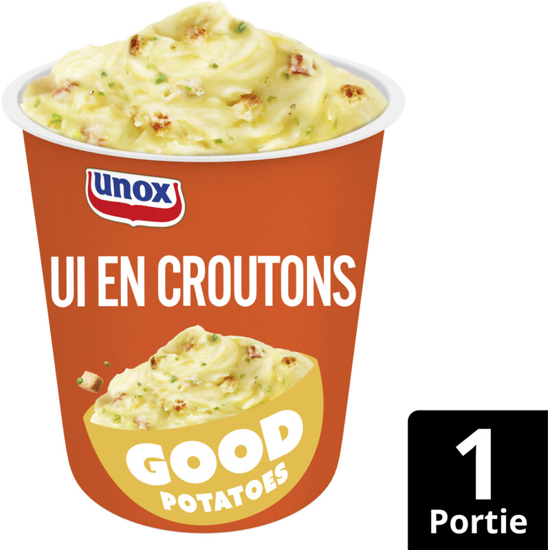 Unox Good potatoes ui en croutons