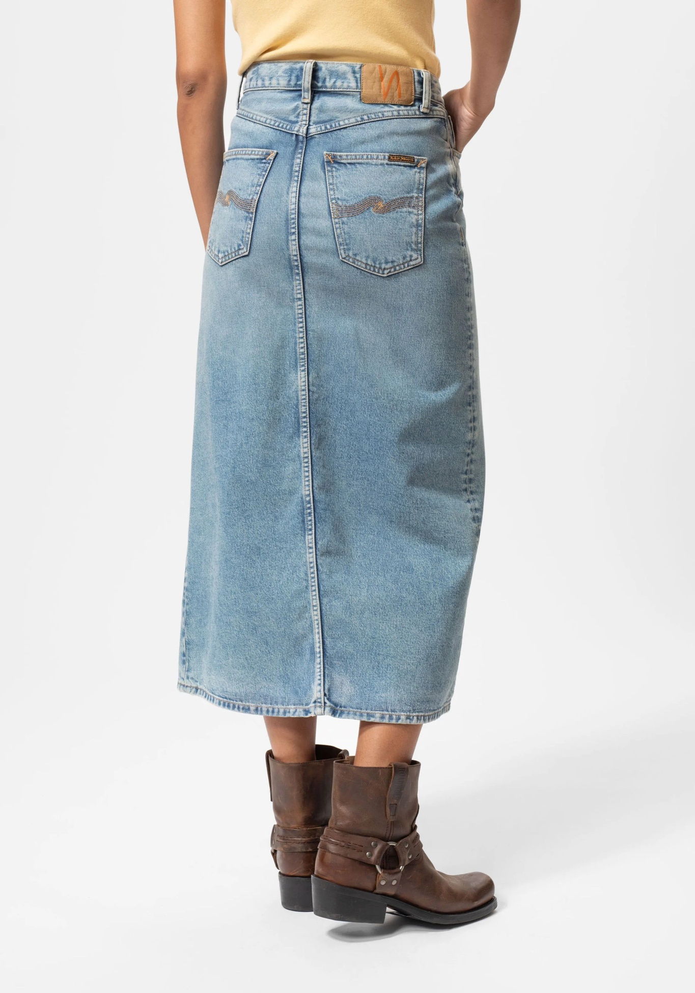 Nudie Jeans Jeansrock Anna Denim Skirt Desert Light Blue