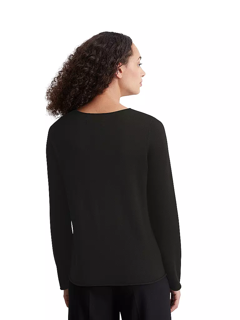 MARC O'POLO Langarmshirt  schwarz