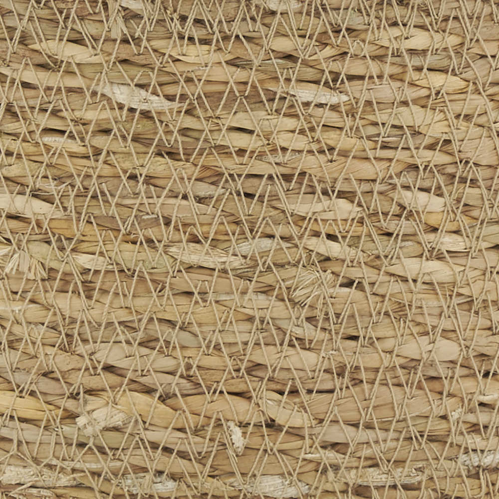 Boites rondes en jonc naturel (lot de 3)