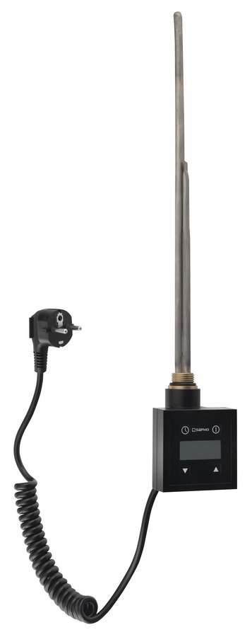 Sapho KTX thermostatisch verwarmingselement radiator 600W mat zwart