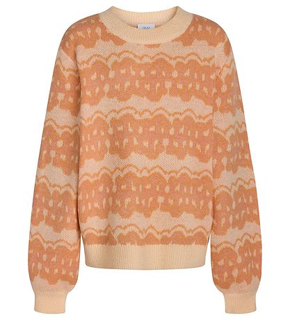 Grønt Bluse - Strik  Anele - Light Orange