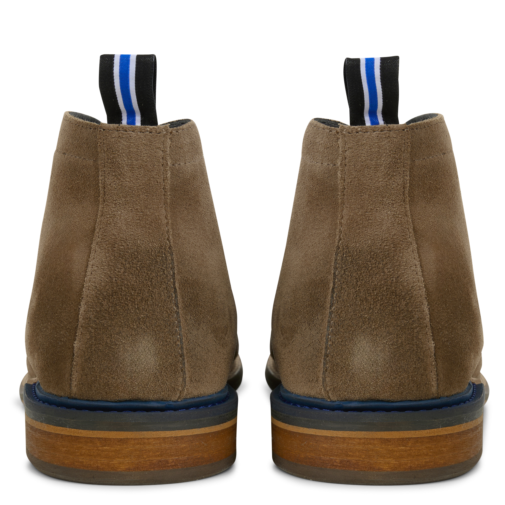 PILOT DESERT - Boots Chelsea en cuir velours | Marron