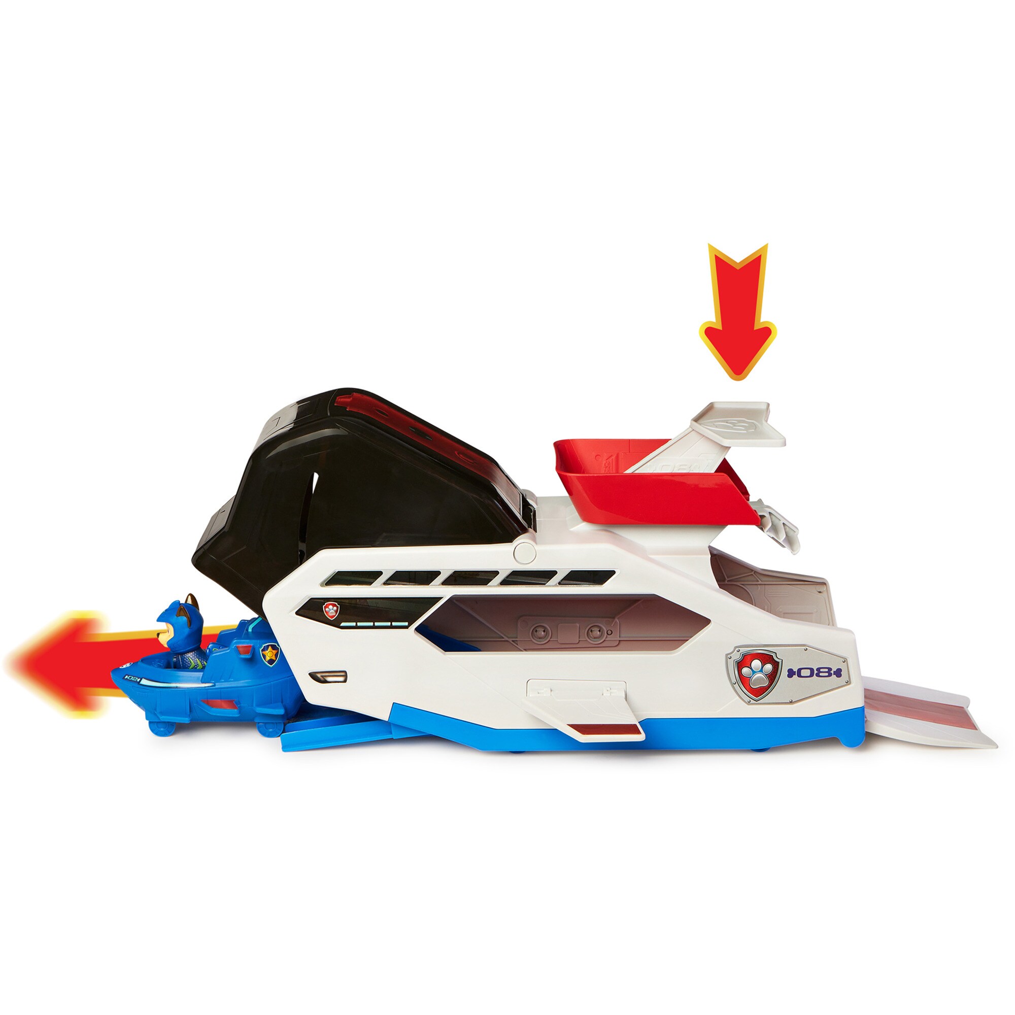 Spin Master Spielfahrzeug Paw Patrol Aqua Pups - Whale Patroller