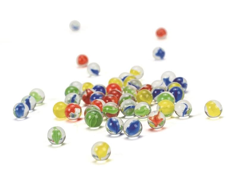 Hape Kugelbahn Zubehör Quadrilla Murmel-Set 50 zusätzliche Murmeln