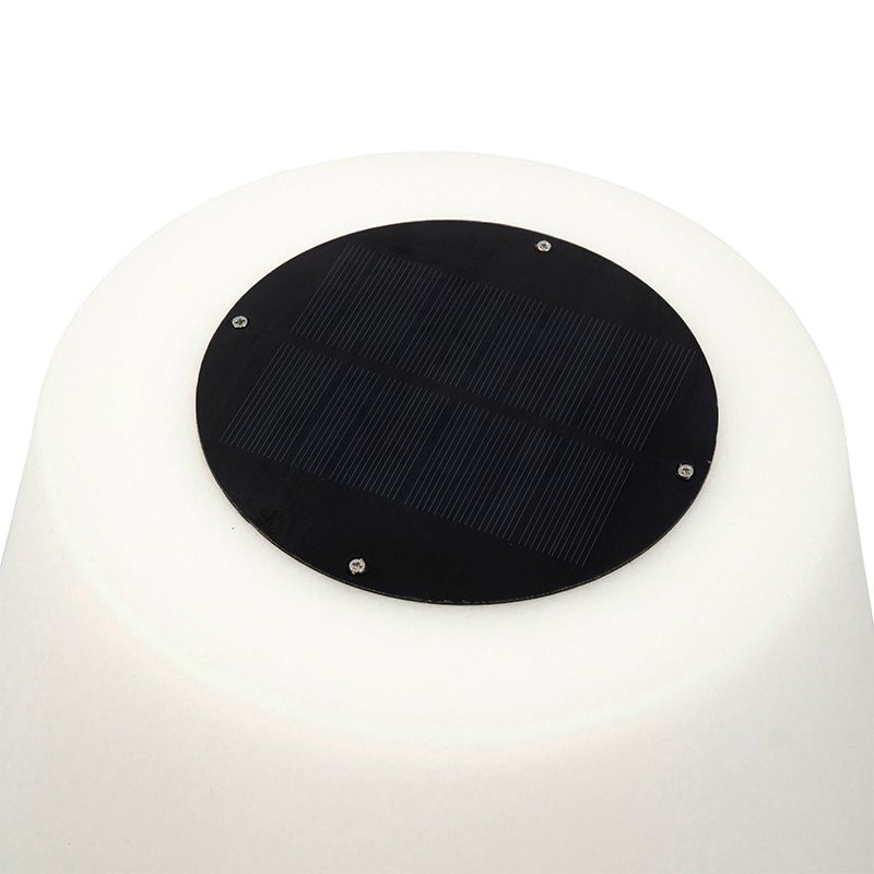 Moderne buiten vloerlamp zwart IP44 incl. LED op solar - Virginia