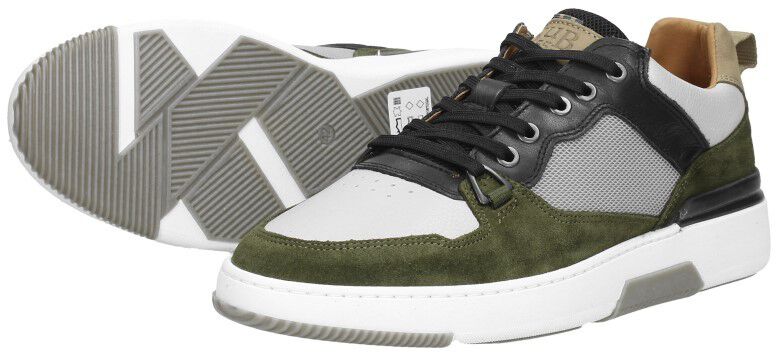 Sub55 Veterschoenen Laag groen