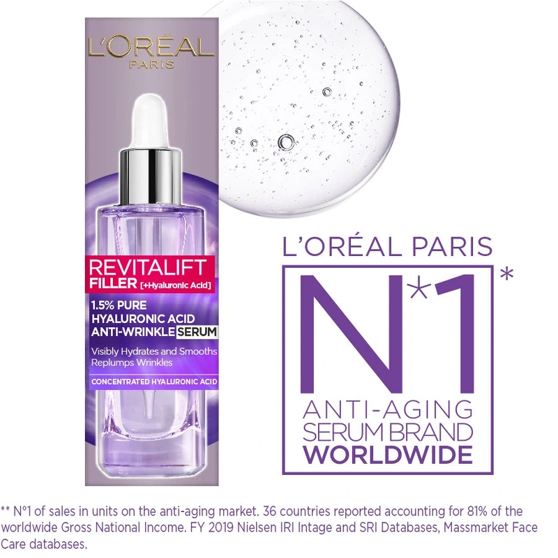 L'Oréal Paris Skin Expert Revitalift Filler Serum 30 ml