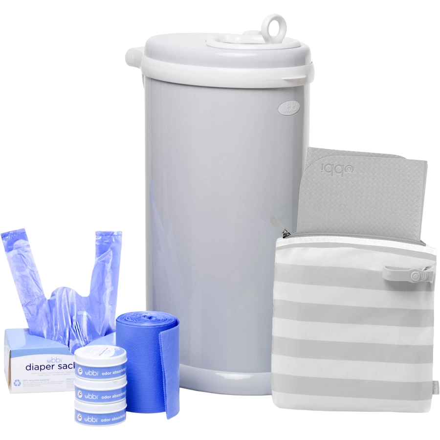 ubbi® Windeleimer, grau