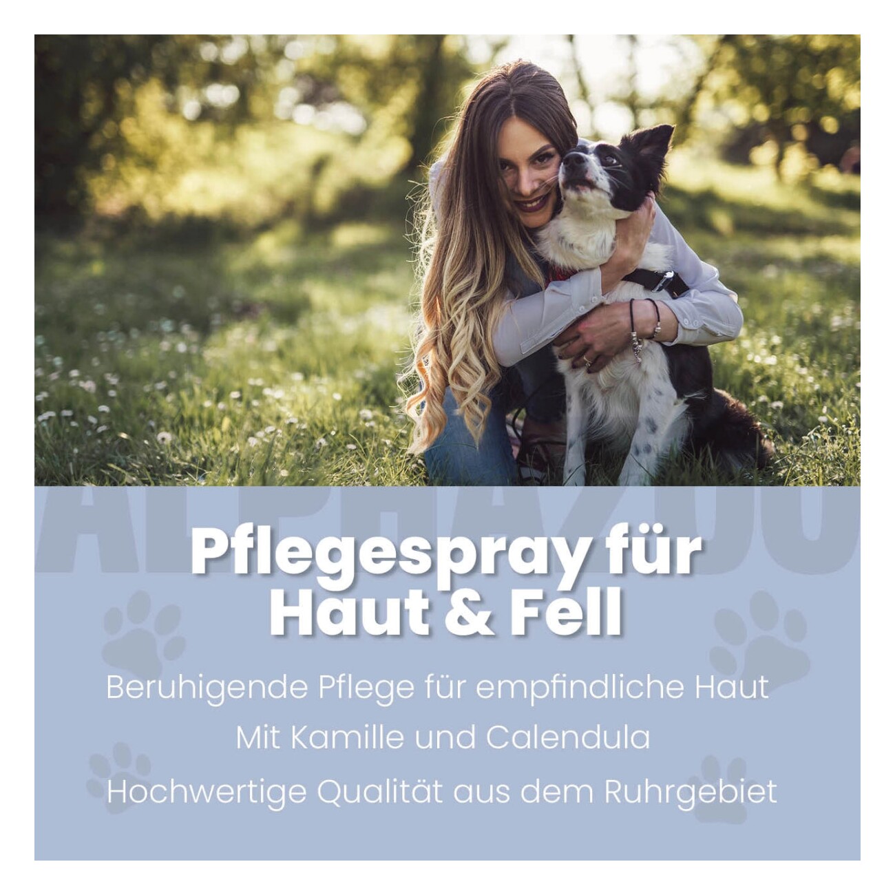 ALPHAZOO Brandlöscher Anti Juckreiz Spray für Hunde I Sanfte Beruhigung 200 ml