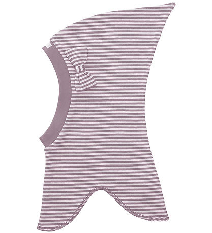 Racing Kids Schlupfmütze - 1-lagig - Elderberry/Ivory m. Schleif