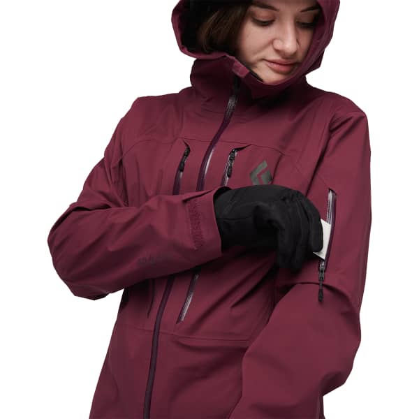 Veste de ski BLACK DIAMOND W RECON LT STRETCH SHELL BLACKBERRY