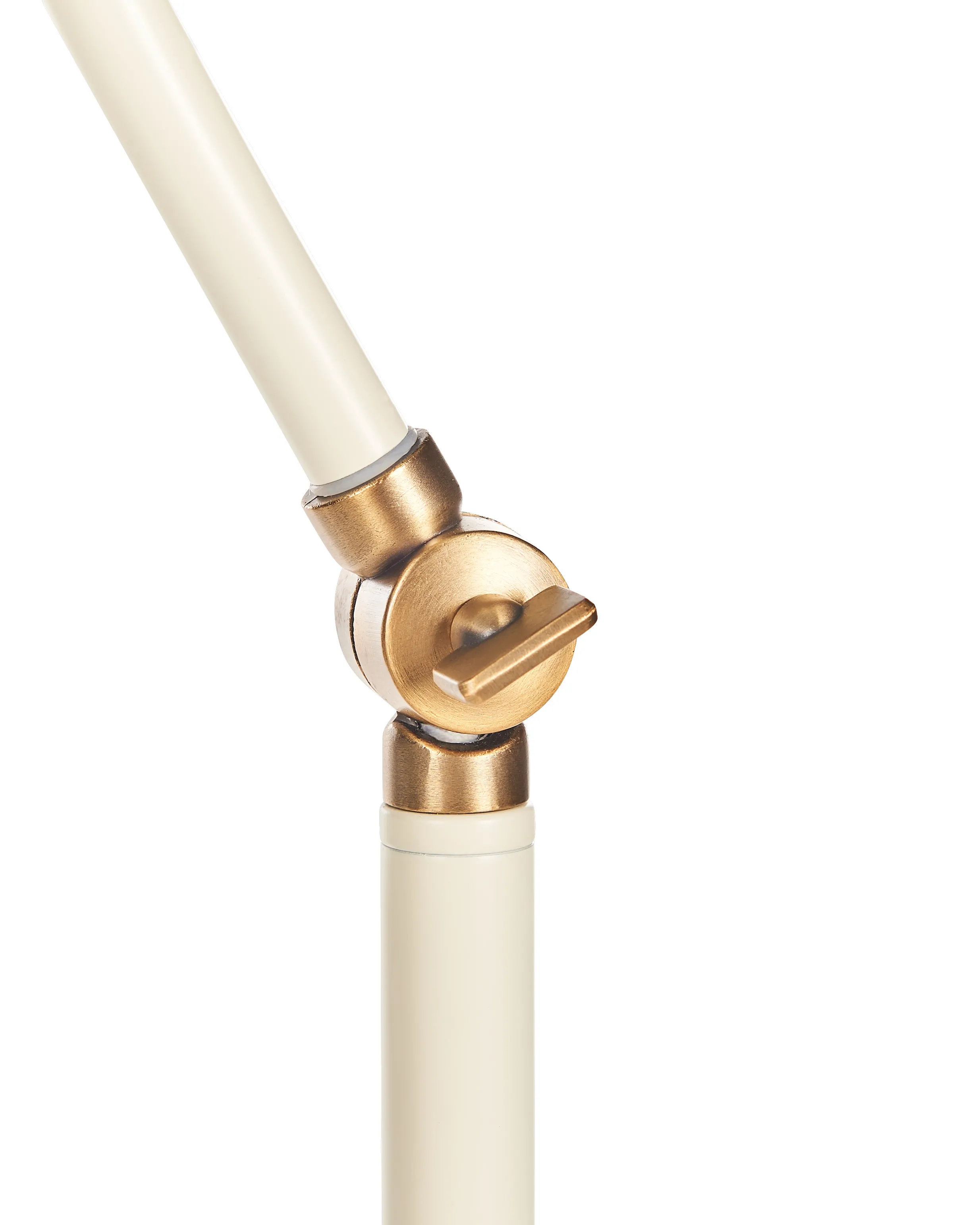 Staande lamp LENNON verstelbaar Metaal Lichtbeige