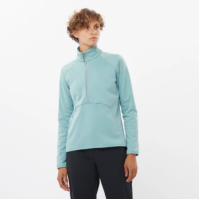 ESSENTIAL WARM  Midlayer-Jacke mit halbem Reißverschluss Damen