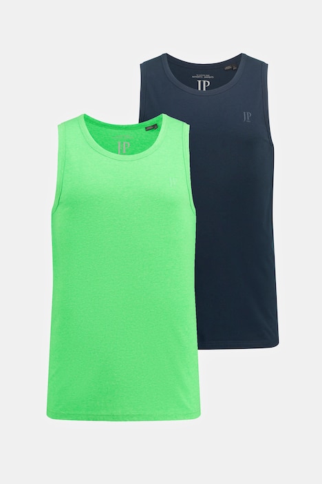 Tank Top, 2er-Pack, ärmellos, bis 8 XL