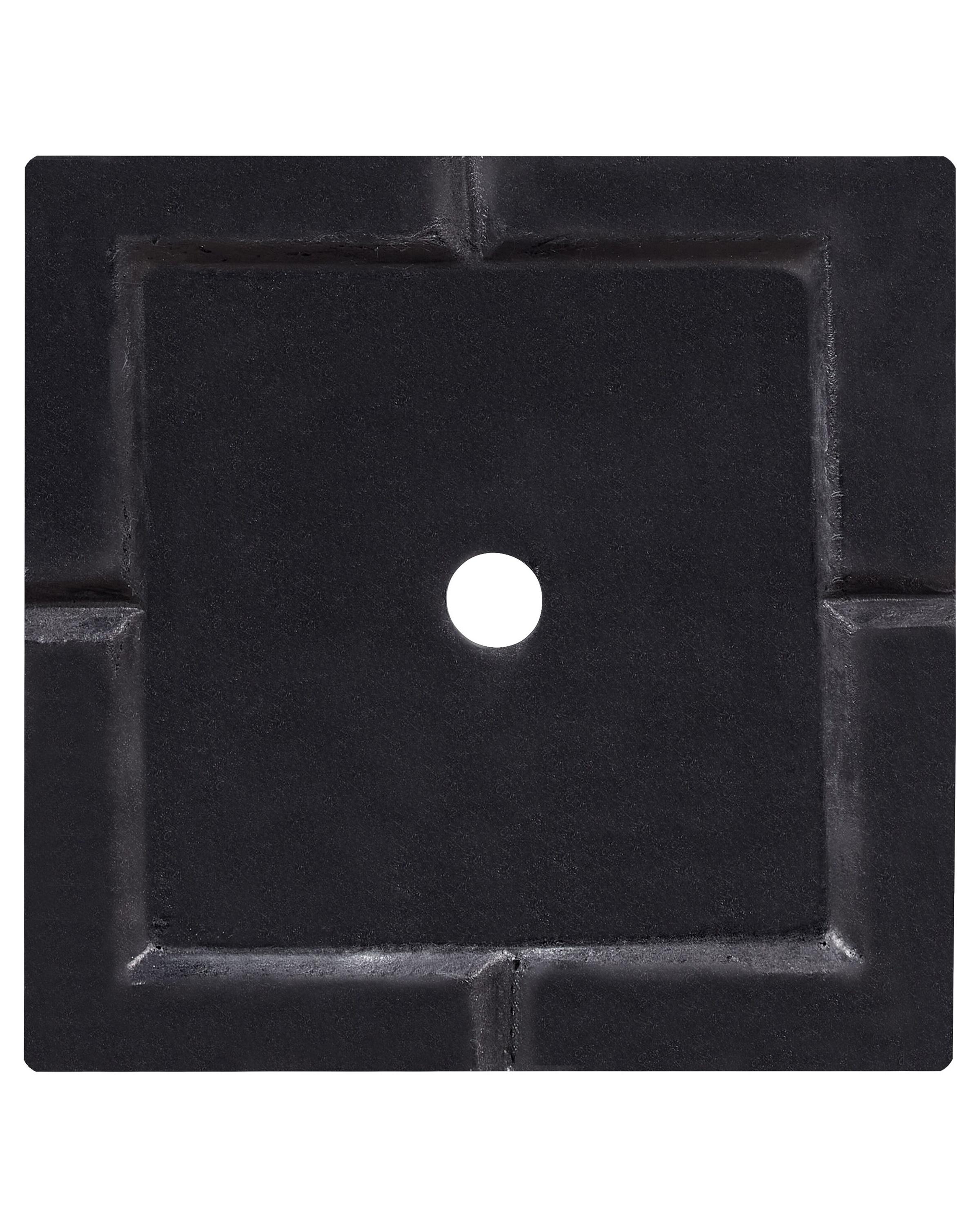 Bloempot DION 40 cm Zwart