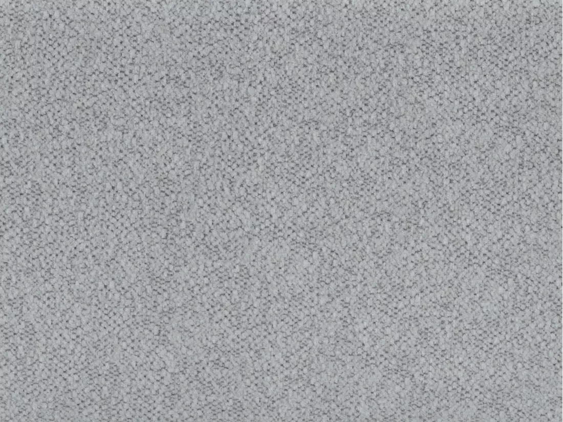 Pouf en tissu texturé gris clair DAVISO