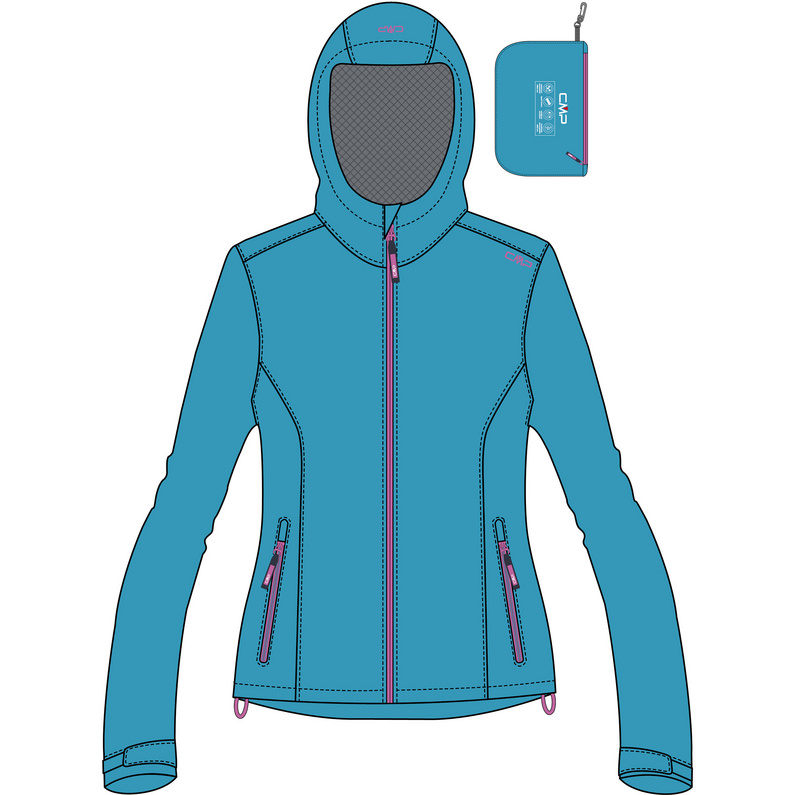 CMP Kinder Rain Hoodie Jacke