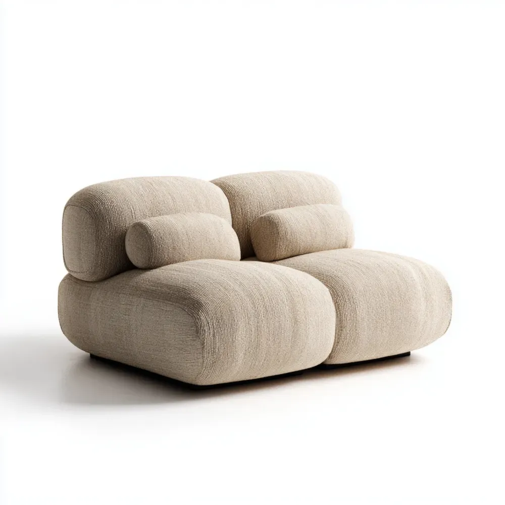 Modulares Stoff-Sofa 150x85x75 cm Beige
