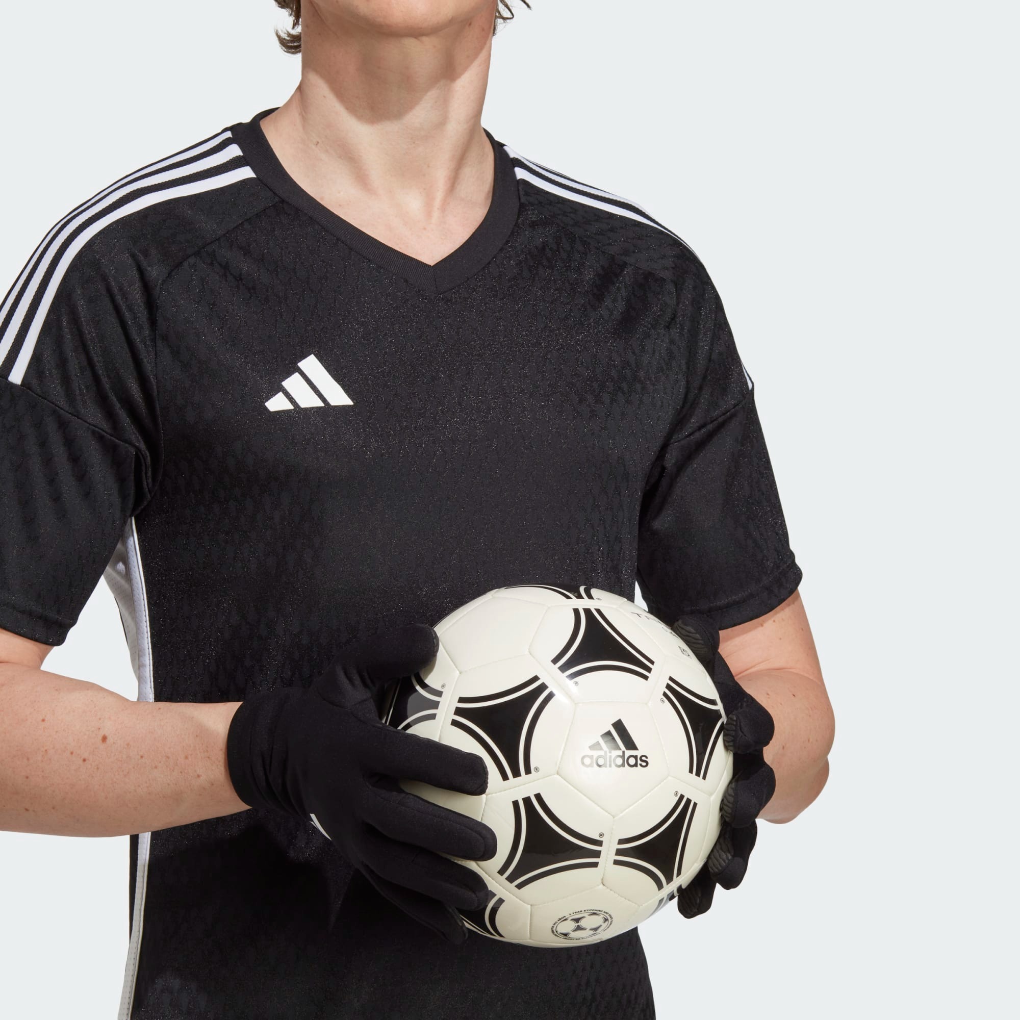Tiro League Fieldplayer Gloves Black/White/Black