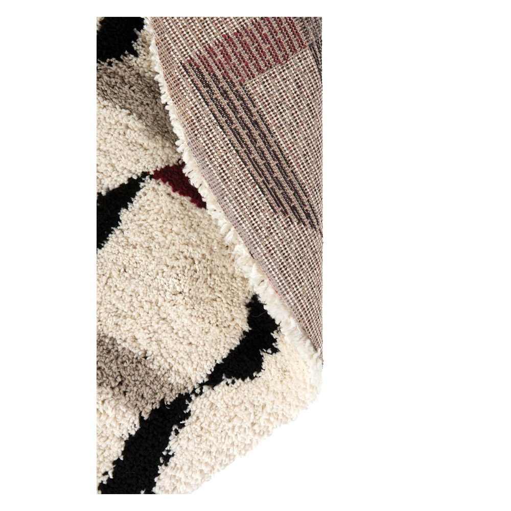 Tapis erika neige diameter 160 cm