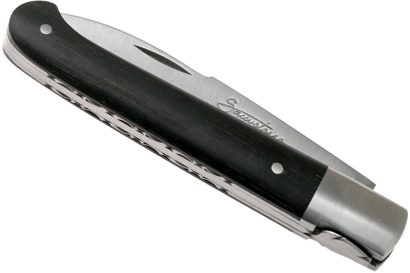 Laguiole en Aubrac Sauveterre 9 cm Guillochees ebbenhout, herenmes