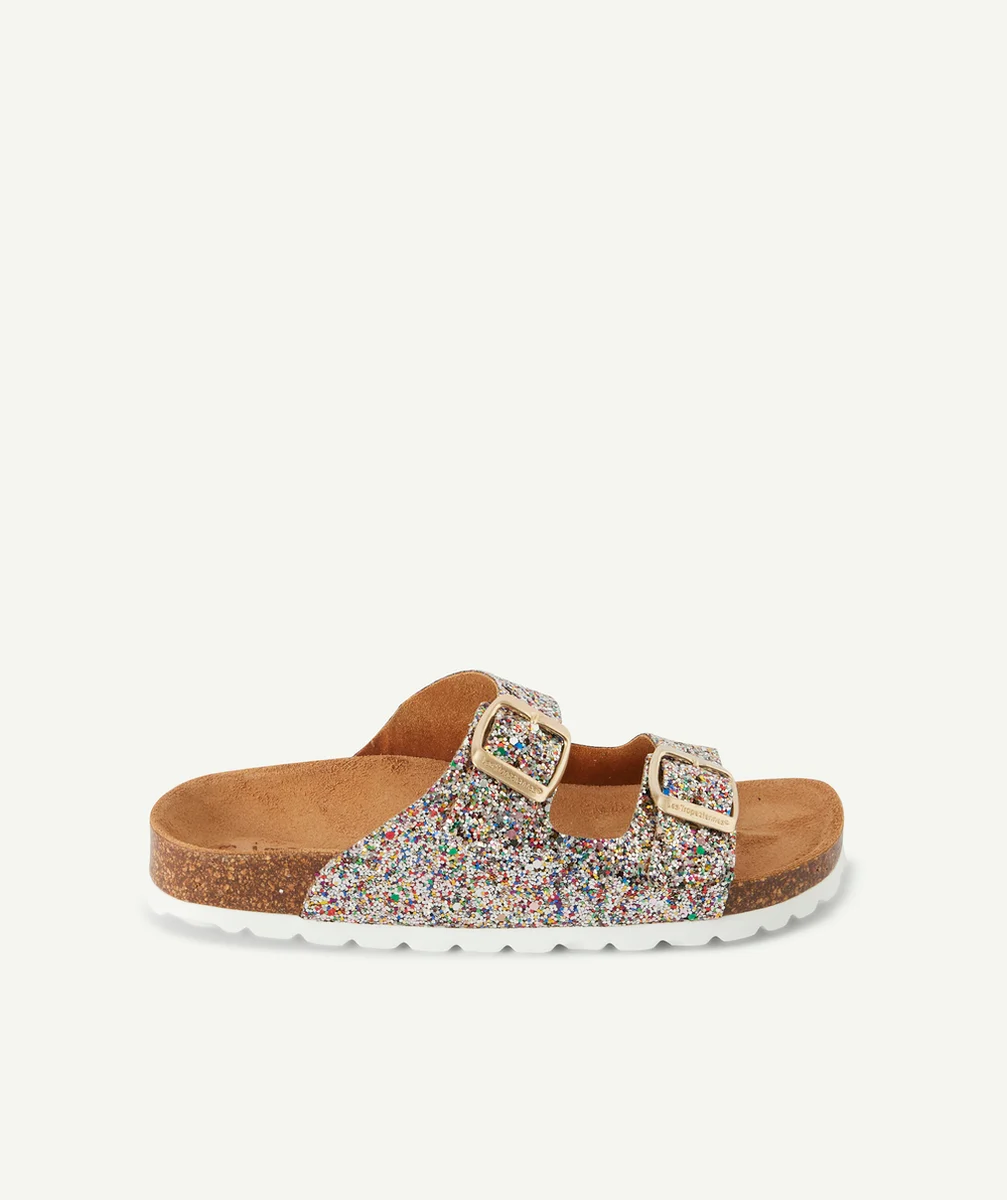 LES TROPEZIENNES PAR M BELARBILES MULES À PAILLETTES COLORÉES