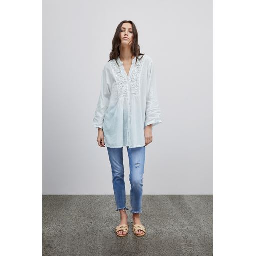 Sorbet Hottie Bluse, Hvid, M