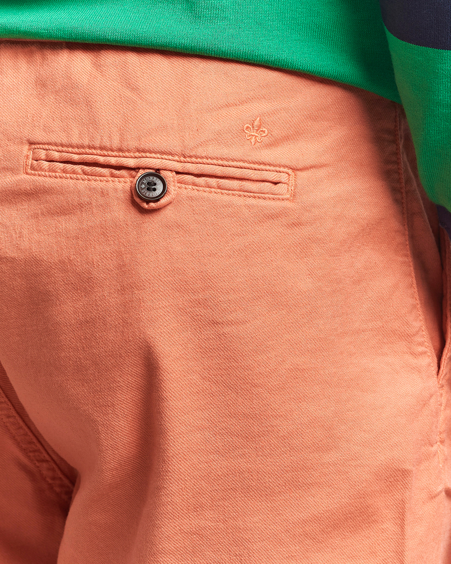 Morris Fenix Linen/Cotton Shorts Orange