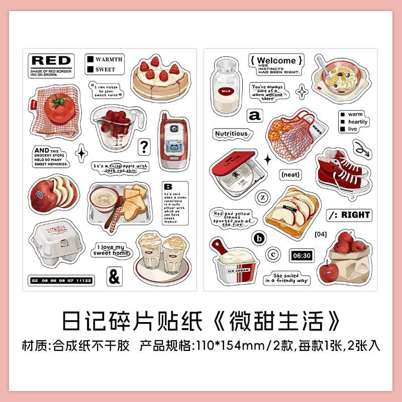 Jun's Journal - Sticker (verschillende ontwerpen) / Set