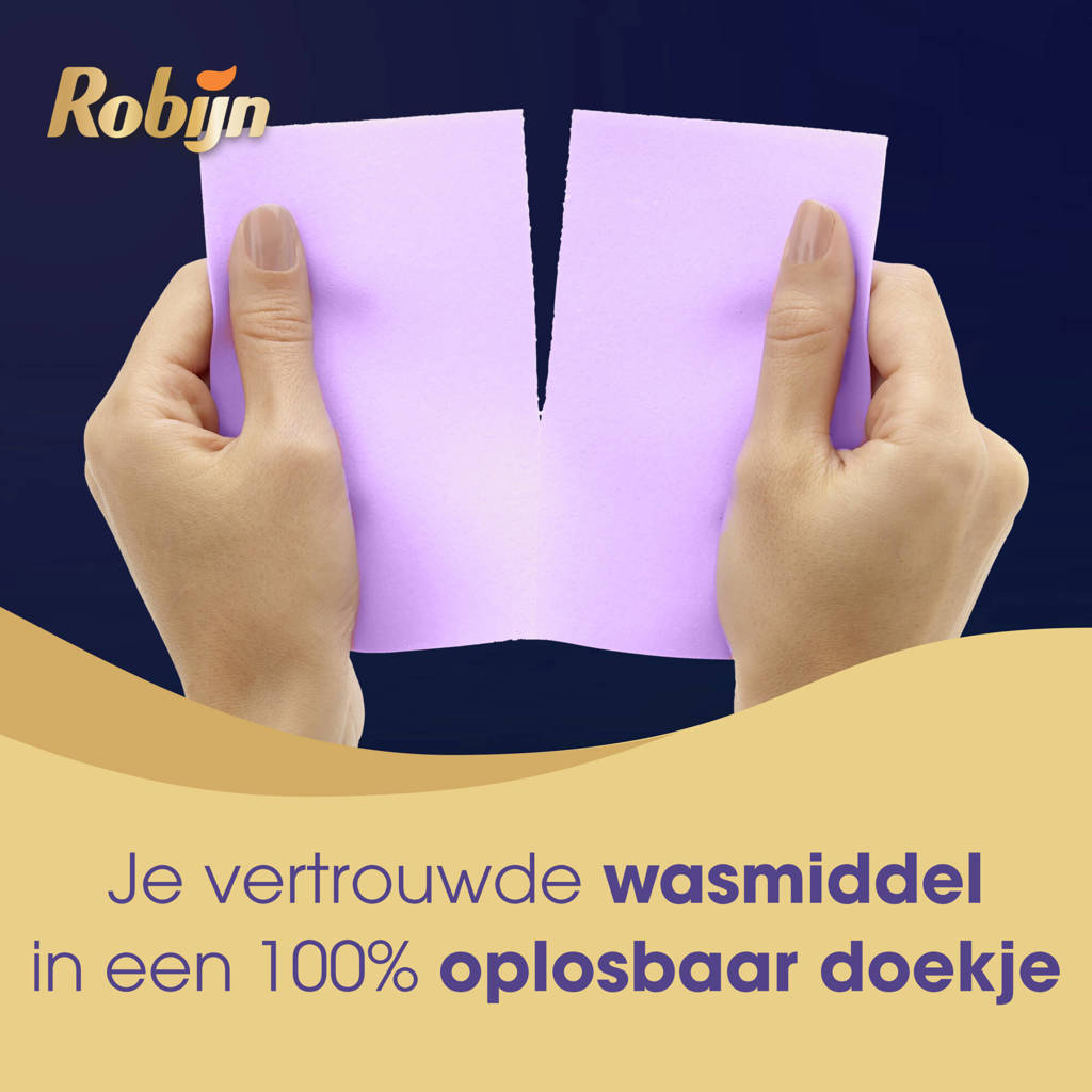 makkelijk te gebruikenwasmiddeldoekjes Black Velvet - 4 x 16 wasstrips - 64 wasbeurten