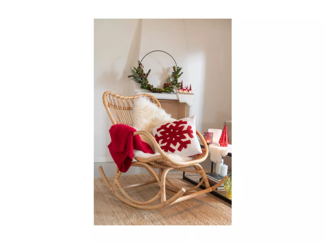 Rocking Chair Rotin naturel - RICKY