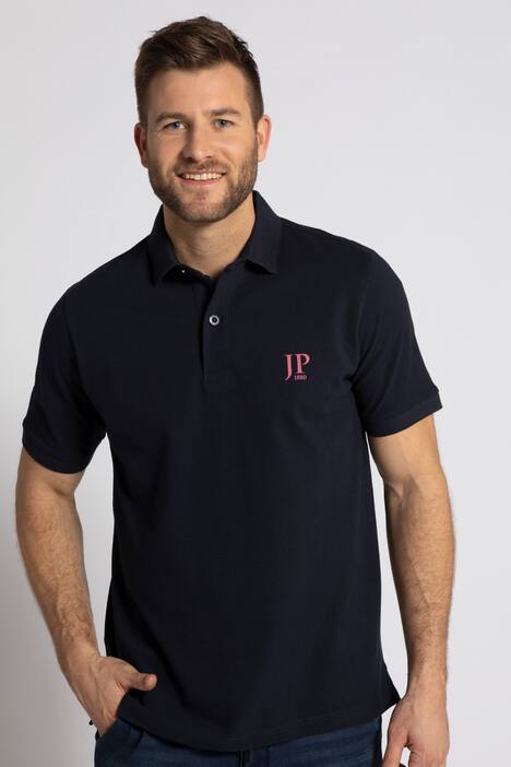 Poloshirts, Basic, 2er-Pack, Piqué, gekämmte Baumwolle, dunkelrosa | Ulla Popken