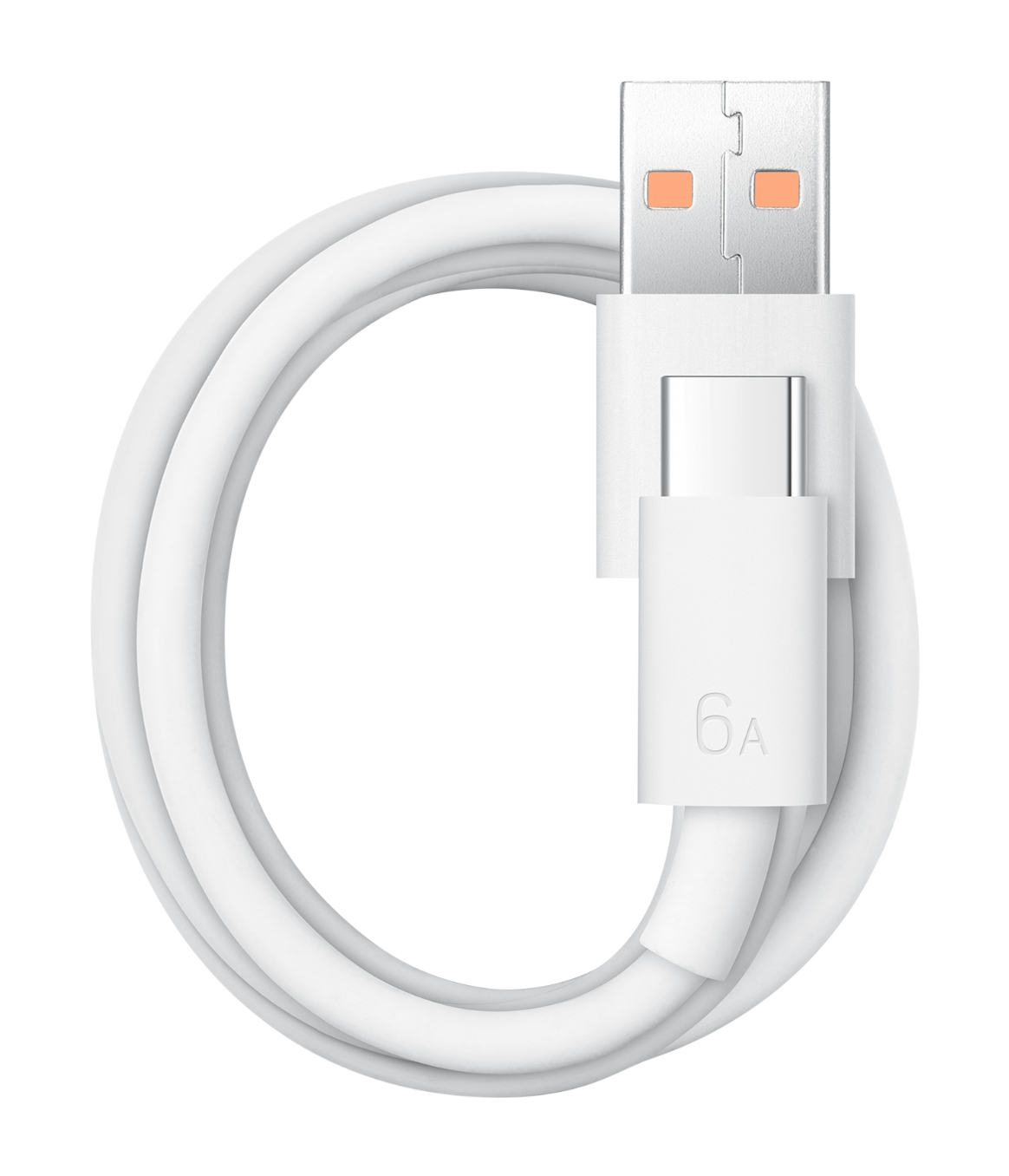 (1m) 6A USB A auf USB C Ladekabel Super Charge LX04072043 (Bulk) - Weiss