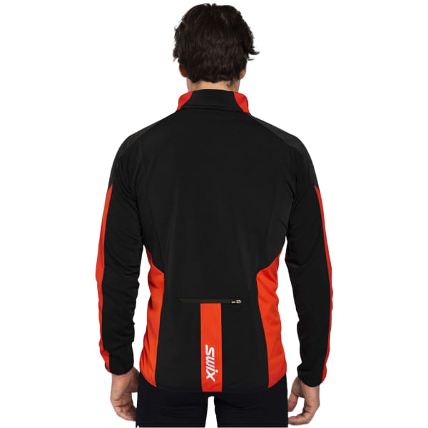 Veste ski de fond SWIX FOCUS WIND JACKET FIERY RED/BLACK