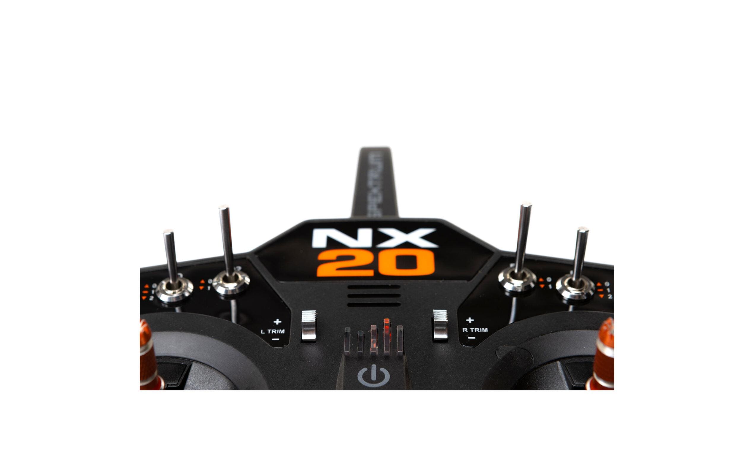Fernsteuerung NX20 DSMX 20-Kanal (nur Sender)<br>Professioneller 20 Kanal Sender für Flugmodelle