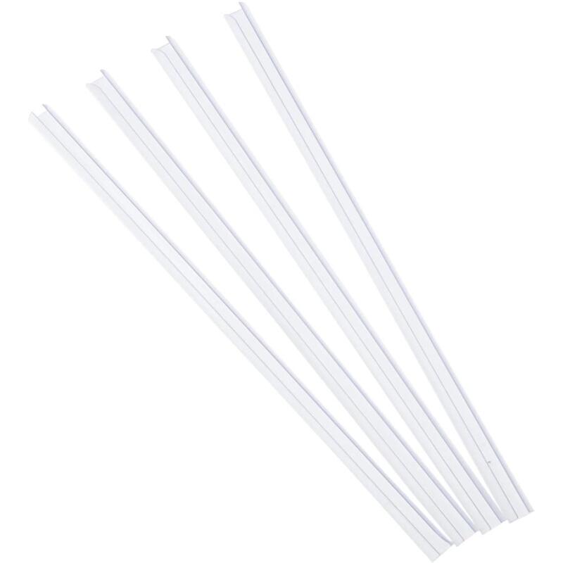 Boite de 25 baguettes à relier 12mm capacité 120 feuilles A4 - Cristal