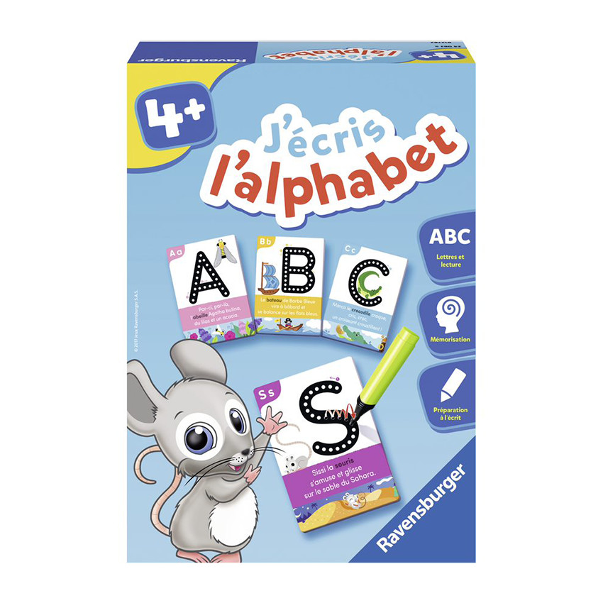 Jeux de Connaissances Jeu Educatif J'Ecris l'Alphabet