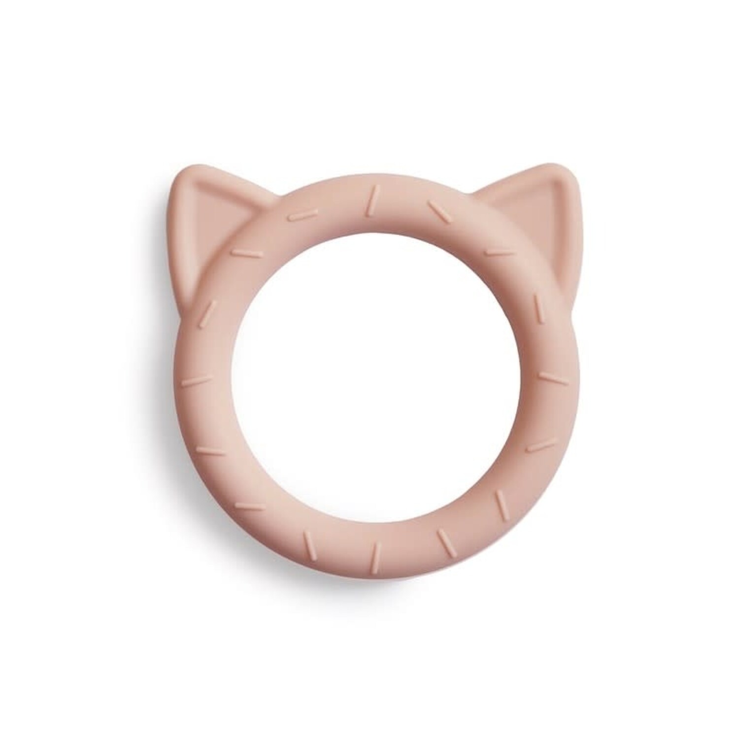 Mushie | Teether Cat | Blush