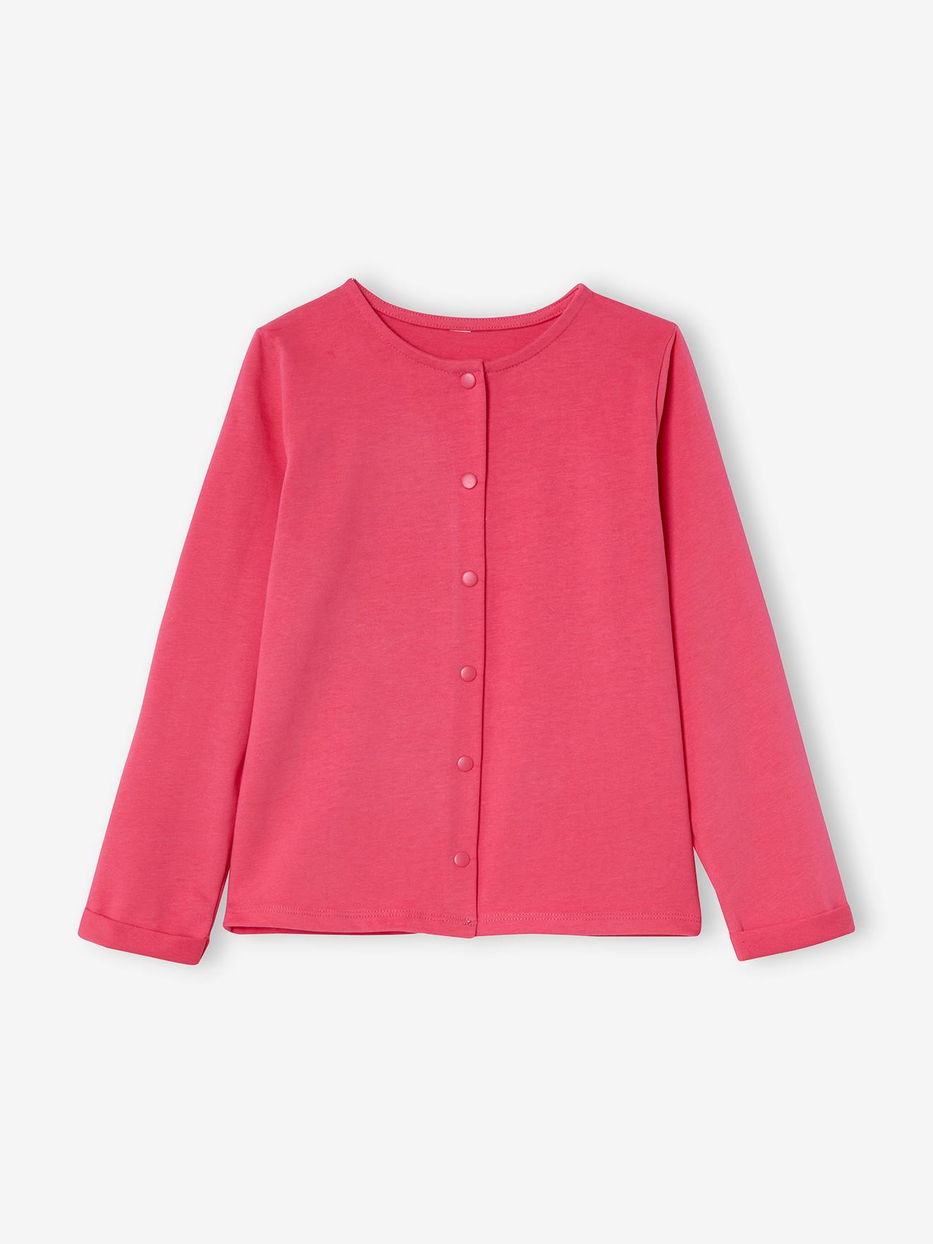 Conjunto de vestido e casaquinho infantil, azul médio liso