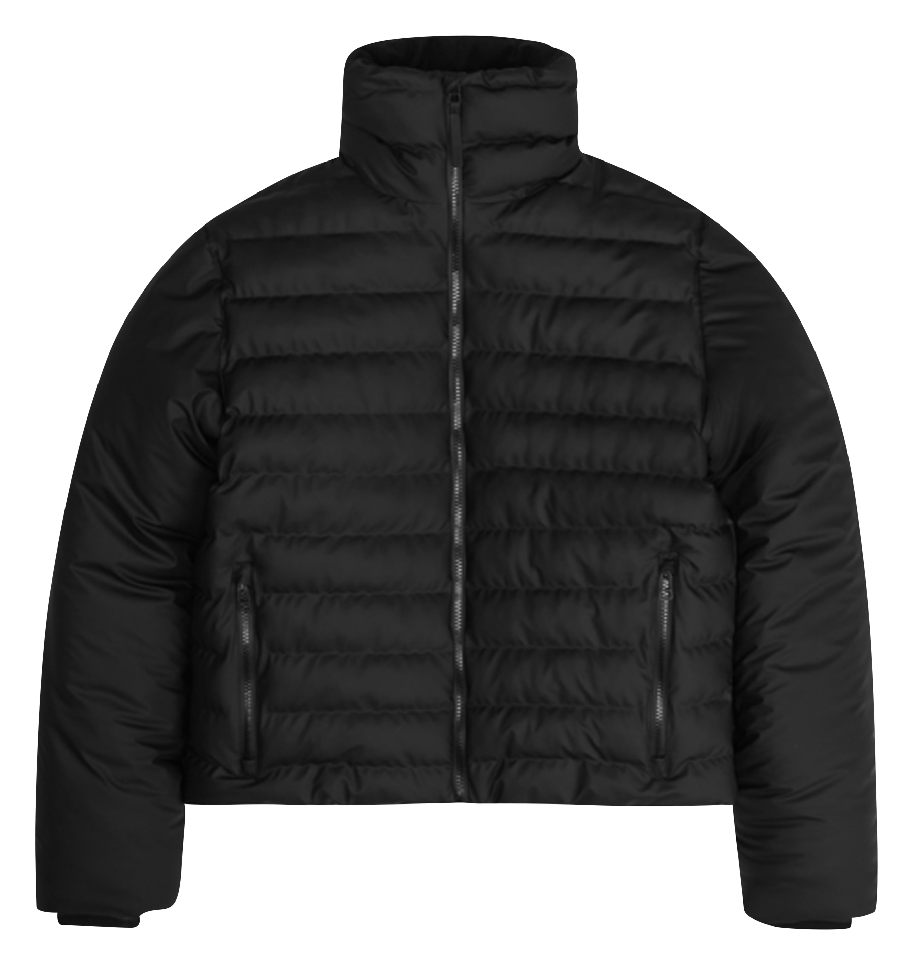 Doudoune col montant| Noir