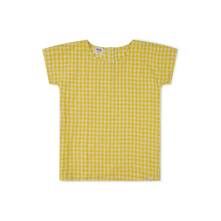 Matona T-Shirt Vichy Lin | Jaune