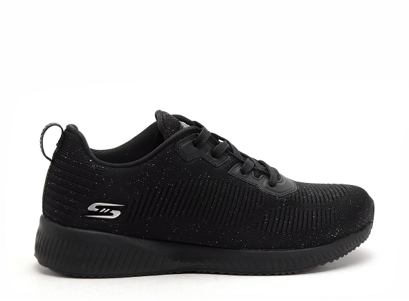 Skechers basses femme bobsport s 32502 noir