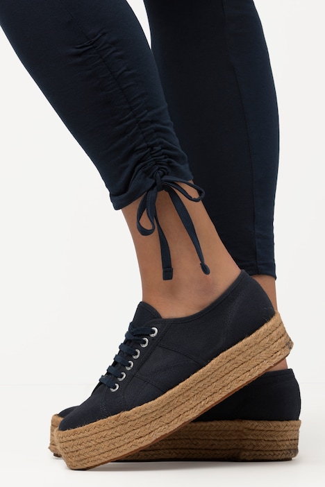 Leggings, Raffungen, Elastikbund, Biobaumwolle